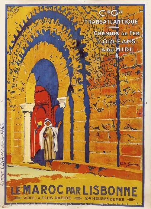 Scenes d'Afrique du Nord par Edourd Marcel Sandoz (50) les publicites.jpg